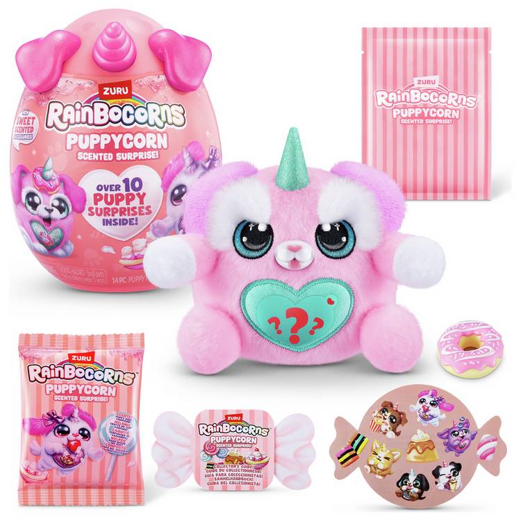 ZURU Rainbocorns Puppycorns plush toy - British product
