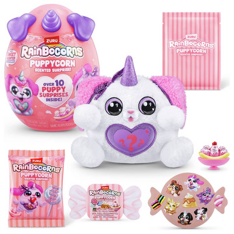ZURU Rainbocorns Puppycorns plush toy - British product
