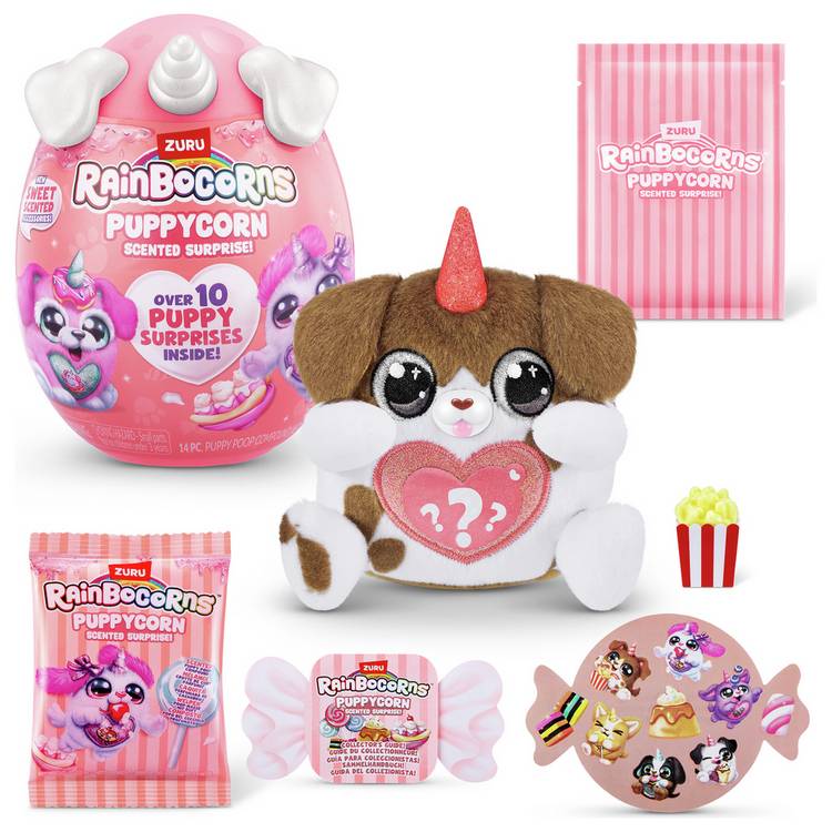 ZURU Rainbocorns Puppycorns plush toy - British product