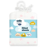 Silentnight pink fitted sheets for cot bed, UK version