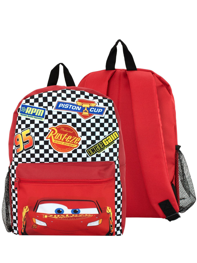 Disney Cars backpack set Lightning McQueen red 4 piece (British brand)