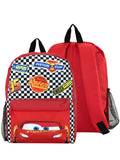 Disney Cars backpack set Lightning McQueen red 4 piece (British brand)