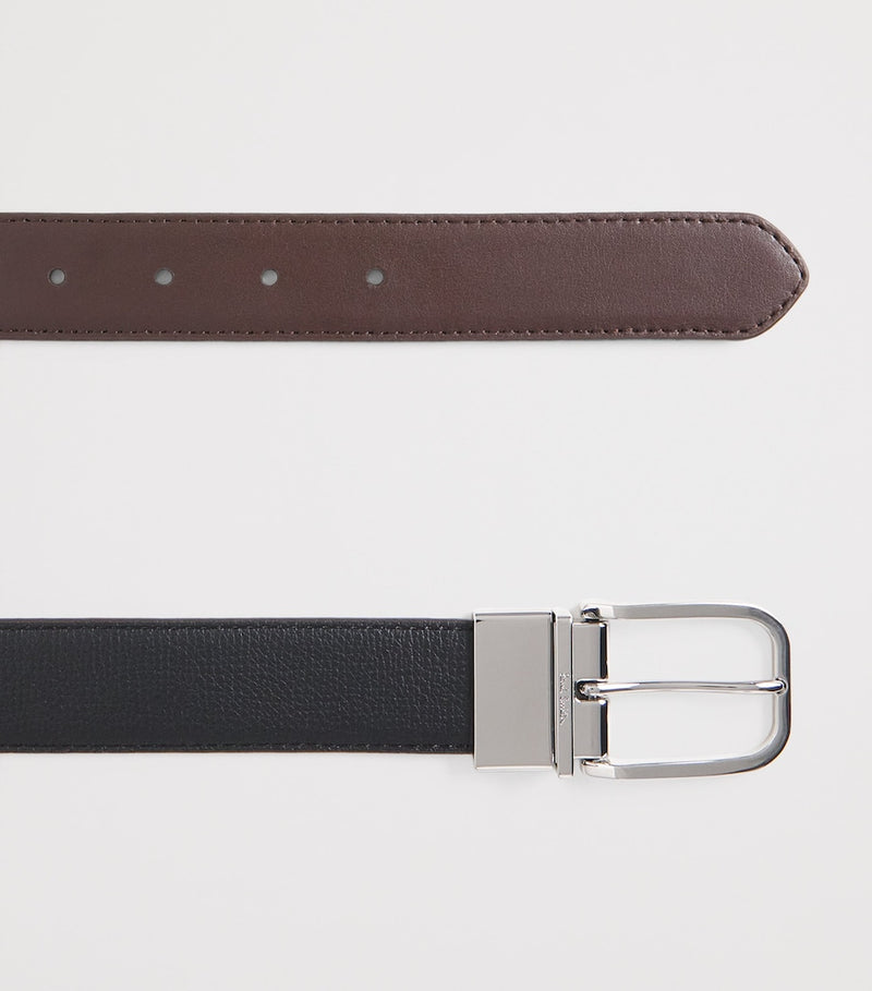 Ceinture réversible en cuir Paul Smith (marque britannique)