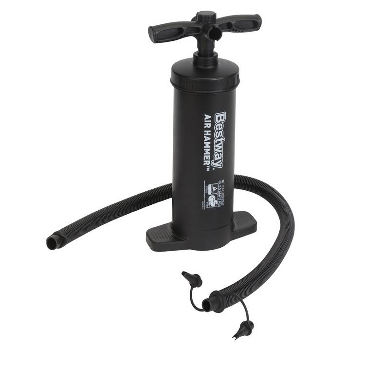 Pro Action double action hand pump with adaptors - British product