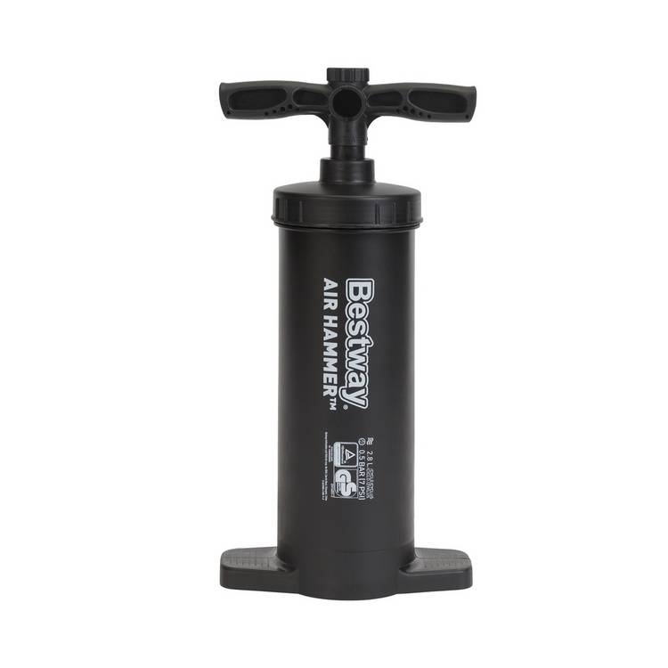 Pro Action double action hand pump with adaptors - British product