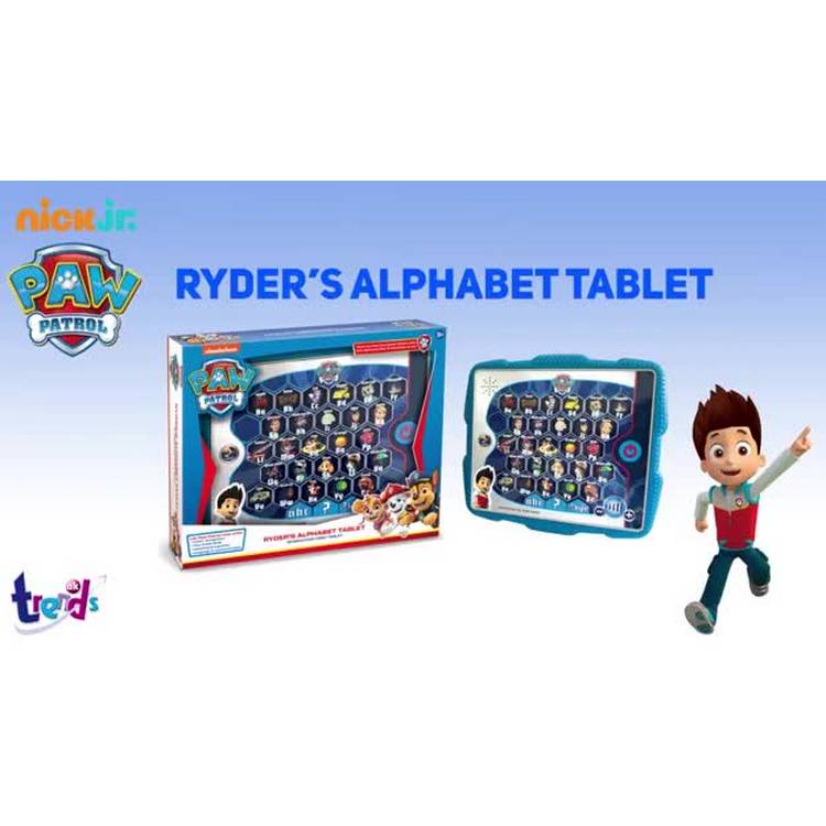 PAW Patrol Ryder's alphabet pad - British product