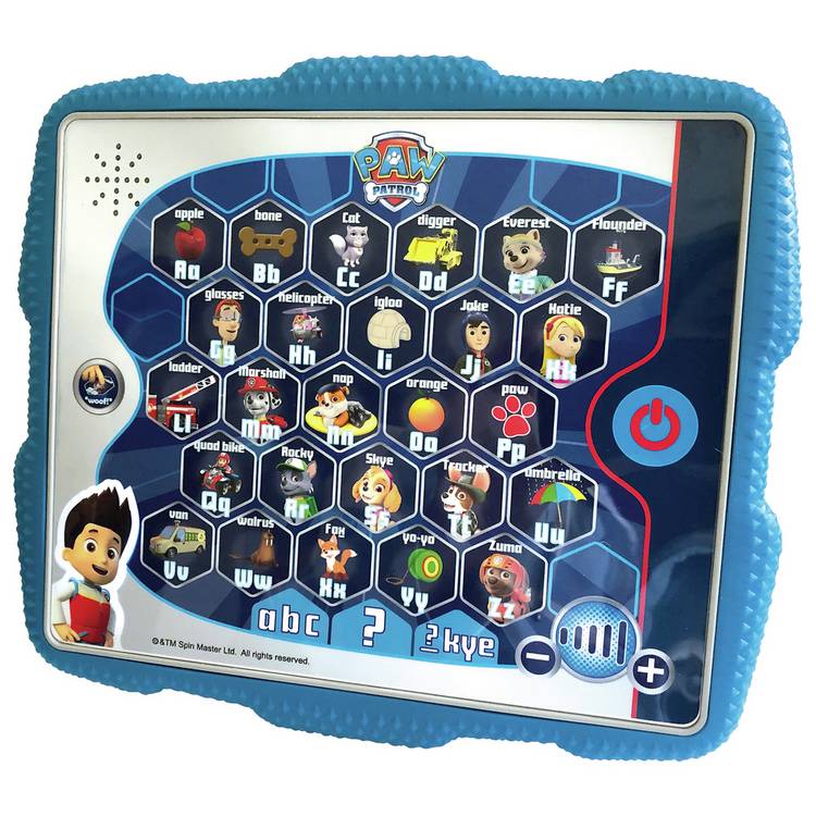 PAW Patrol Ryder's alphabet pad - British product