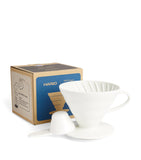 Hario V60 Size 02 ceramic coffee dripper, UK version
