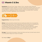 WeightWorld Vitamin C and Zinc Gummies 120 gummies - British product