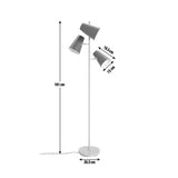 Habitat 3 light teal floor lamp 160cm tall, UK version