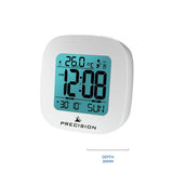 Precision radio controlled alarm clock white, imported from the UK