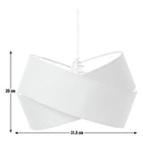 Argos Home grey ribbon twist lampshade 31cm UK version