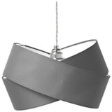 Argos Home grey ribbon twist lampshade 31cm UK version