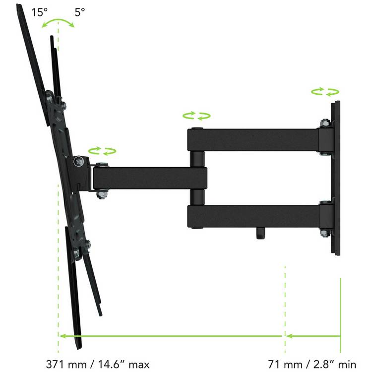 AVF multi position TV wall bracket 32-55 inch (British brand)