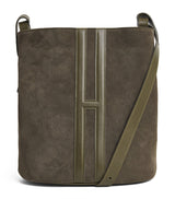 Harrods Harrods x Tusting Suede H Tote Bag 32cm x 30cm x 19cm- Buy online at McGrocer