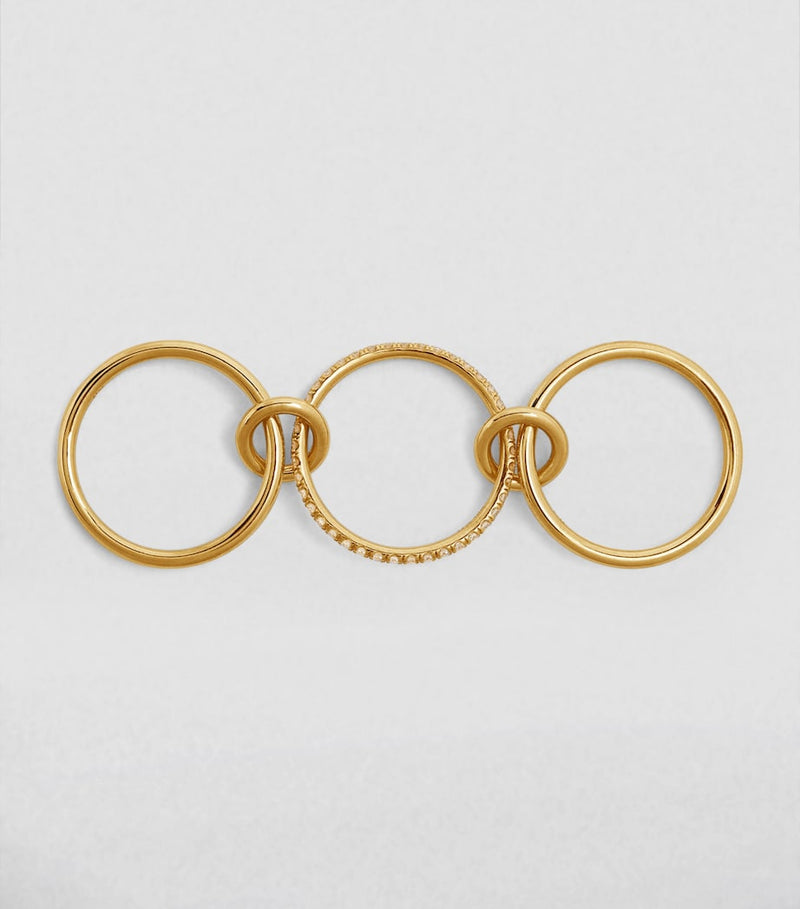 Spinelli Kilcollin Sonny ring yellow gold diamonds, UK version