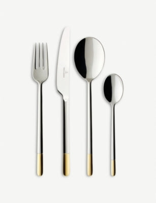 Villeroy & Boch Ella gold-plated cutlery set 30 pieces (British brand)