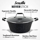 Scoville Neverstick 28cm stock pot aluminium non-stick - British product