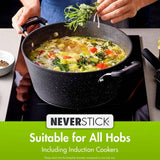 Scoville Neverstick 28cm stock pot aluminium non-stick - British product
