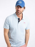 Weird Fish blue nautical knot twill cap, UK version