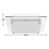 Argos Home flush ceiling light clear (British brand)