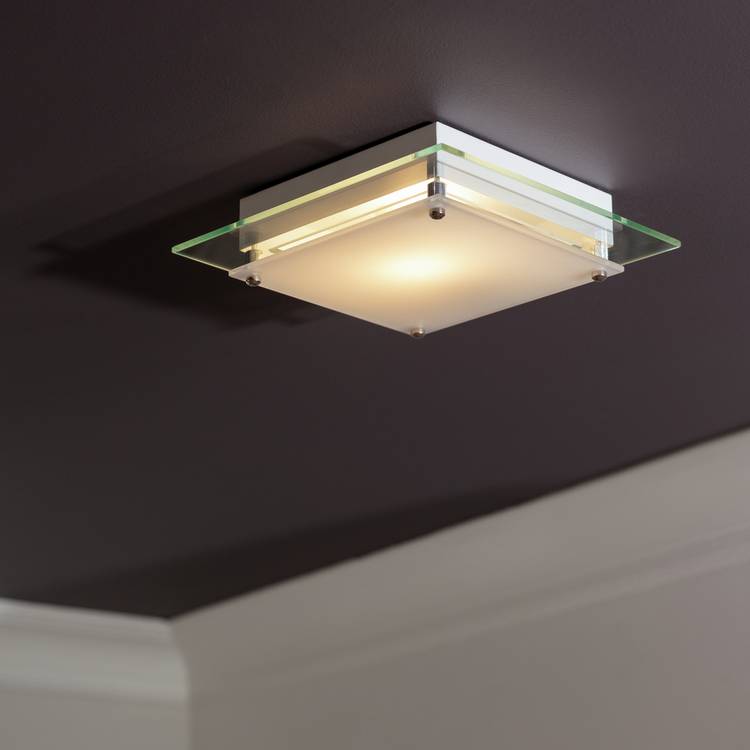 Argos Home flush ceiling light clear (British brand)