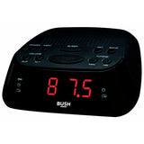 Bush clock radio mains powered black, imported from the UK
