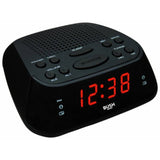 Bush clock radio mains powered black, imported from the UK