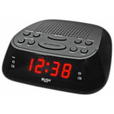 Bush clock radio mains powered black, imported from the UK