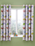 Catherine Lansfield reversible dinosaur curtains 168x183cm, UK version