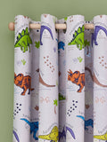 Catherine Lansfield reversible dinosaur curtains 168x183cm, UK version