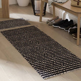 Argos Habitat Washable Black & White Runner and Mat Set - 150x57cm- Buy online at McGrocer