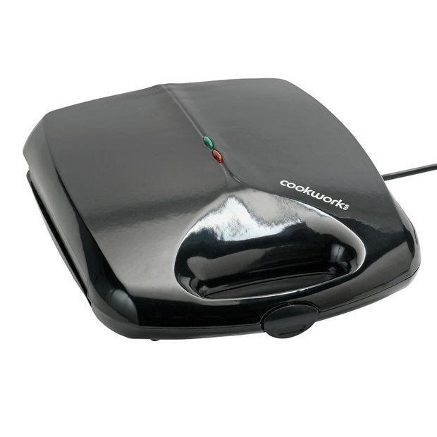 Cookworks 4 Portion Sandwich Toaster black - British product