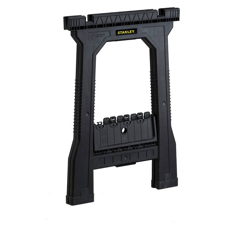Stanley Junior Sawhorse twin set with anti-slip feet, imported from the UK