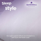 Slumberdown firm support pillow 2 pack, imported from the UK