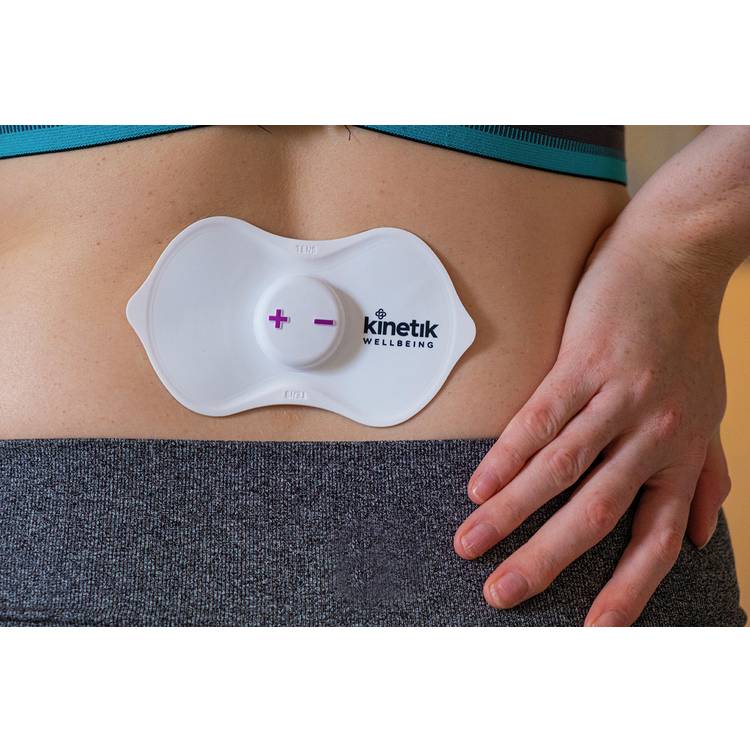 Kinetik Wellbeing WT2 wireless TENS machine, imported from the UK