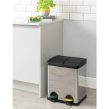 Habitat twin compartment recycling bin 30 litre, UK version