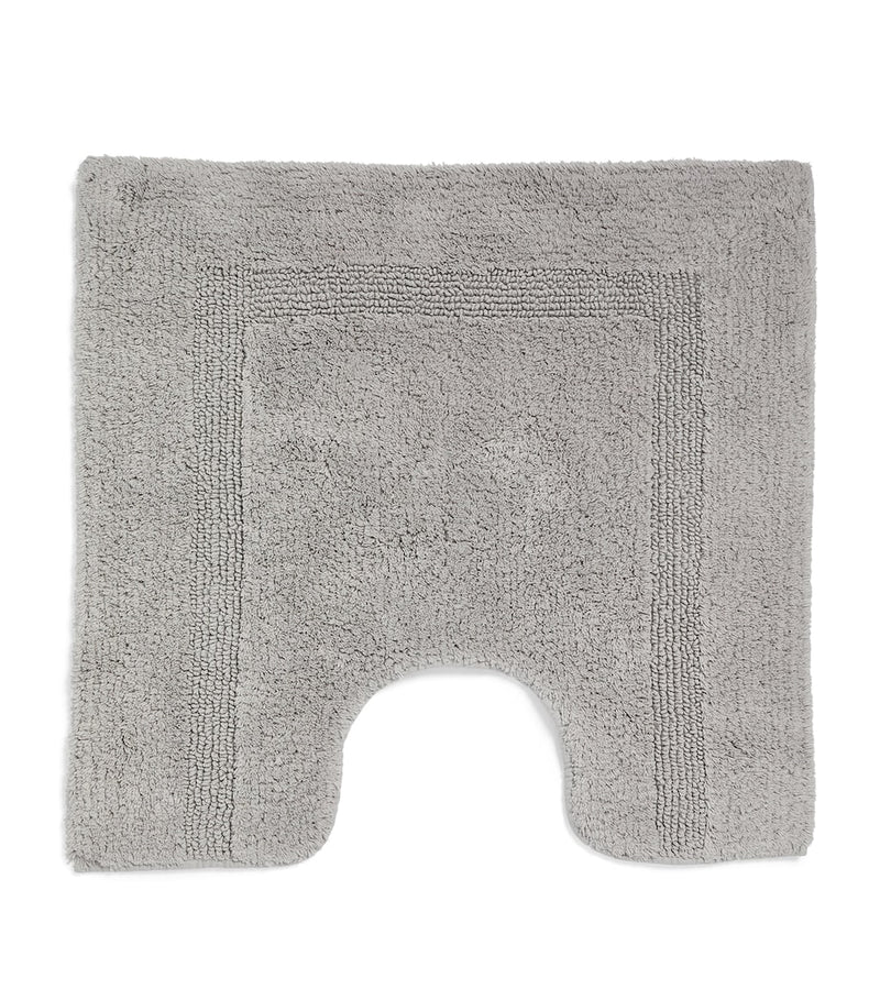 Abyss & Habidecor reversible cotton pedestal bath mat 60cm x 60cm - British product