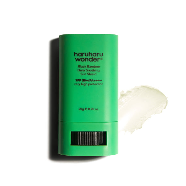 Haruharu Wonder Black Bamboo Sun Shield Face Protection, UK version