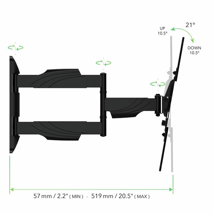 AVF multi-position TV bracket 32-65 inch (British brand)