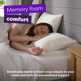 Slumberdown Memory Plus Firm memory foam pillow, imported from the UK