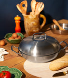 Fissler Original-Profi serving pan 28cm with high-dome lid, imported from the UK