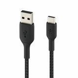 Argos Belkin 15W USB-A to USB-C Braided Cable 2m Black- Buy online at McGrocer