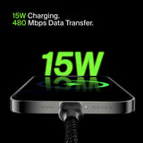 Belkin USB-A to USB-C braided cable 2m black, UK version