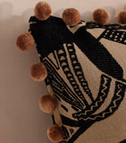 Soho Home jacquard Daxton cushion 50cm, imported from the UK
