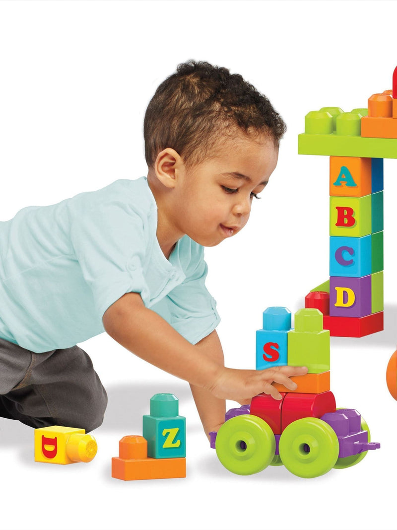 Mega Bloks ABC Learning Train building toy, UK version