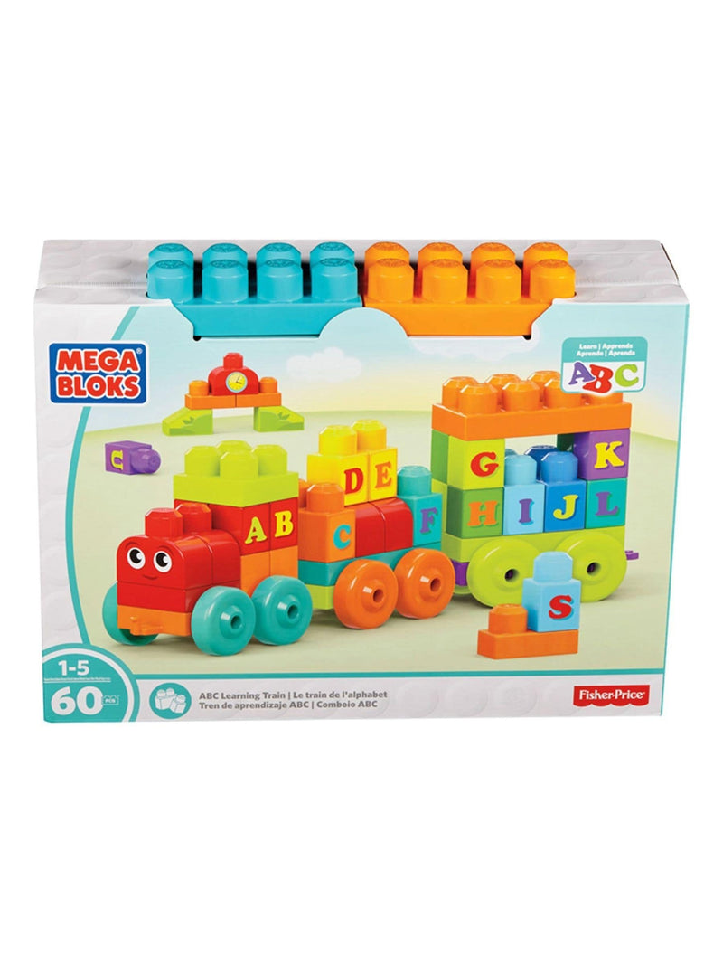 Mega Bloks ABC Learning Train building toy, UK version