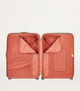 Harrods Check-In Suitcase with Compartmentalised Interior and Accessory Bags, 82cm Height- Buy online at McGrocer
