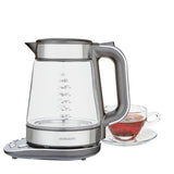 Cookworks variable temperature glass kettle 1.7L, imported from the UK