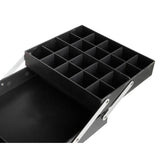 Pink professional make-up trolley case aluminium - British product